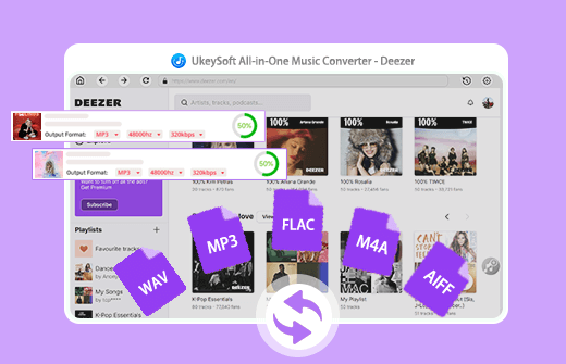 Rip Deezer Tracks to MP3, WAV, FLAC, and More