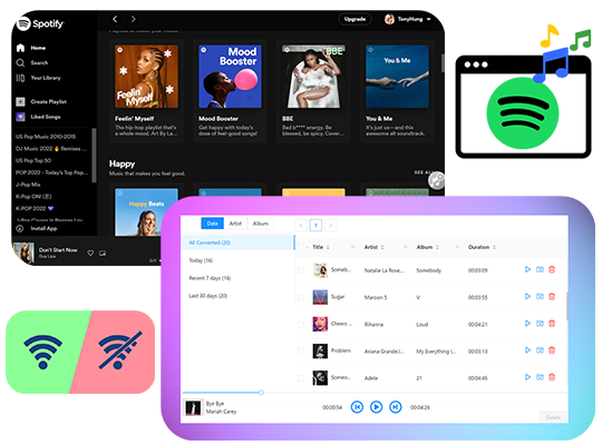 Spotify 音樂播放器