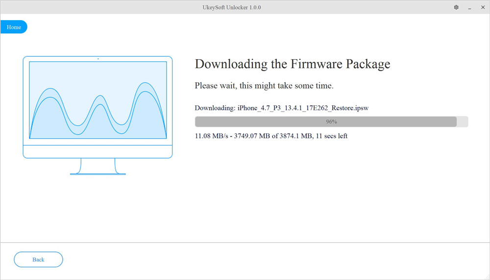 start downloading firmware package