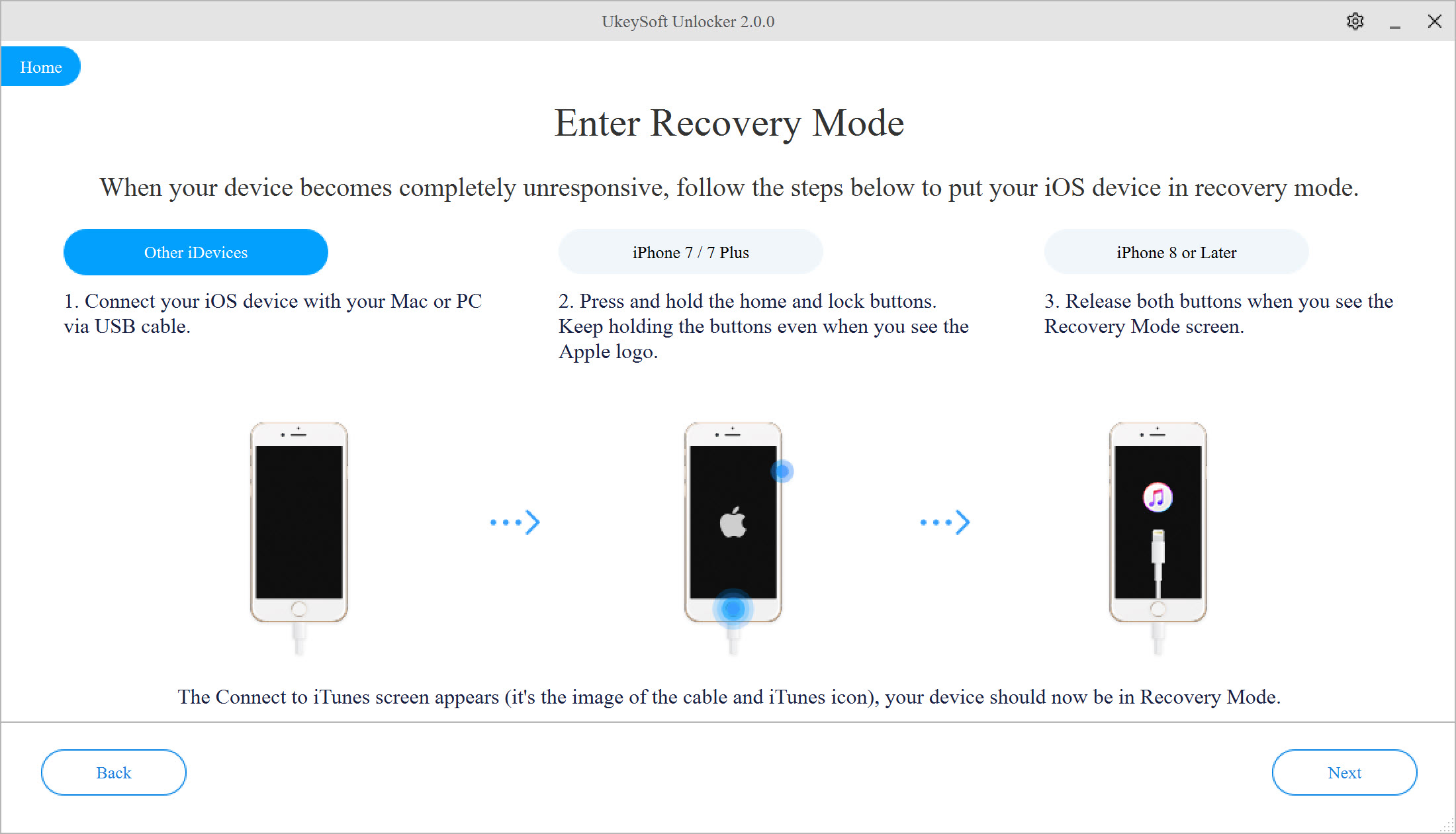 put iPhone into recovery mode