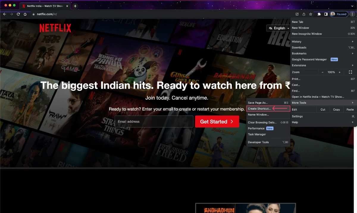 將 Safari 裏面的 Netflix 打包成獨立應用