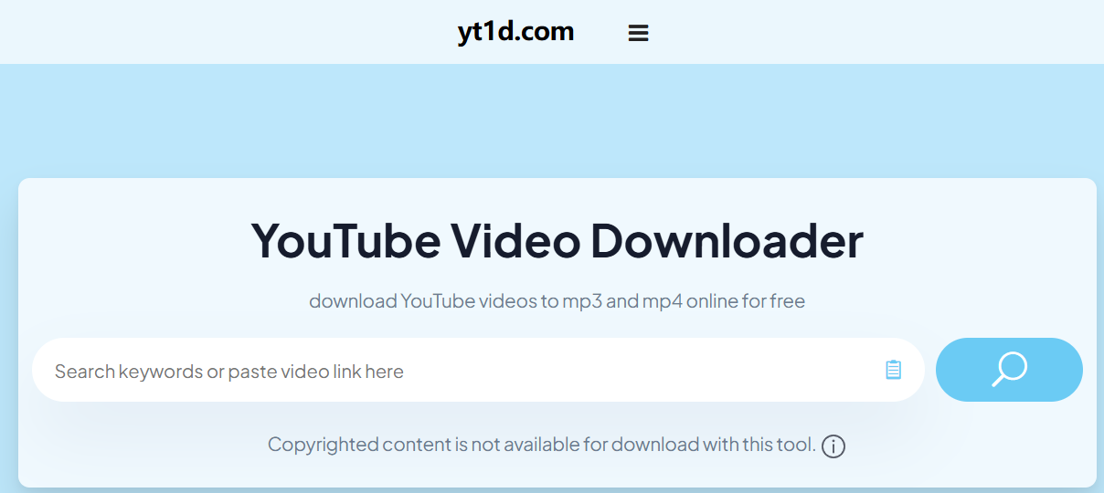 YT1D線上下載網站