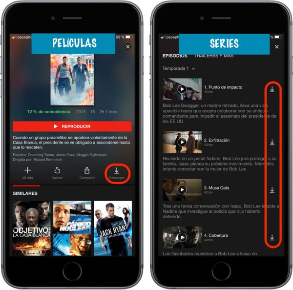 在iPhone上下載Netflix電影