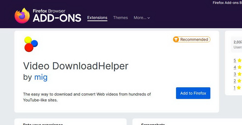 Firefox 附加元件”