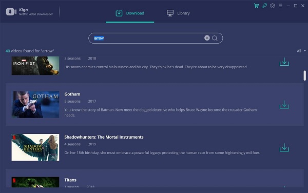 KigoSoft Netflix 影片下載器