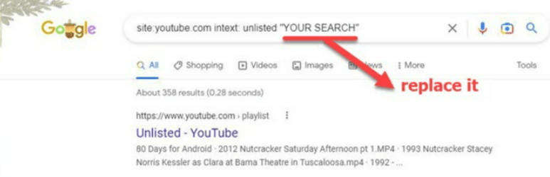  使用Google搜尋結果