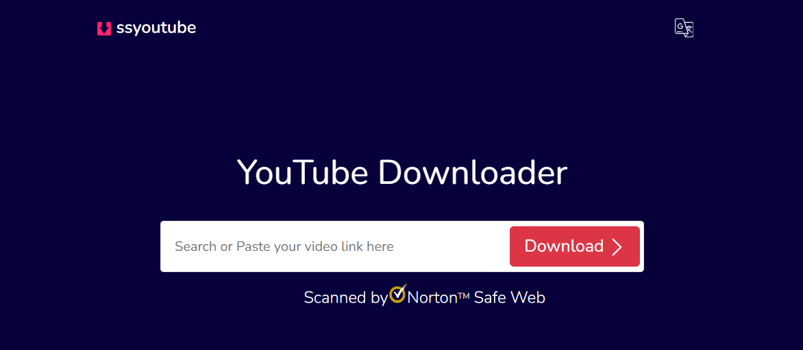  SSYouTube影片下載器